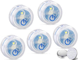 LUXPRO Rechargeable Puck Lights – Weatherproof Outdoor Lighting for Camping and Backyard Dinners, 5 Pack