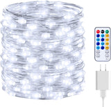 Aurora Glow Child-Safe String Lights – Epoxy Wrapped LEDs with Auto-Off Timer for Bedroom and Toddler Safe Spaces