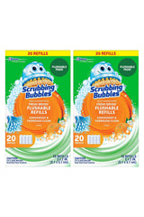 Scrubbing Bubbles Toilet Bowl System – Efficient Home Bathroom Solution, Flushable Pads Save Minutes