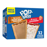 Pop-Tarts Toaster Pastries, Warm Toaster Treat for Cozy Breakfast Rituals, Bulk 32 Count Variety
