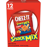 Cheez-It Snack Mix, Travel Snack Variety for Commuters, Pre-Portioned Pouches for Hotel Rooms and Coolers