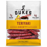Duke's Pork Teriyaki Smoked Shorty Sausages – Soft and Easy-to-Chew Protein Bite for Sensitive Diets, 5 oz