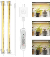 Mosthink LED Grow Light Strips – Soothing Plant Therapy Light for Self-Care Spaces and Home Spa Corners, Auto Timer