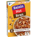 Raisin Nut Bran Cereal – Grab-and-Bowl Snacking Cereal for Work-from-Home Routines, Triple-Texture Mix