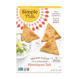 Simple Mills Veggie Pita Crackers, Mediterranean Herb – Crowd-Pleasing Stocking Stuffer for Gluten-Free and Vegan Friends