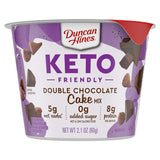 Duncan Hines Keto Friendly Double Chocolate Mug Cake – Affordable Care Package Treat for College Students