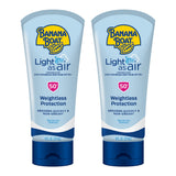 Banana Boat Light As Air Sunscreen SPF 50 Twin Pack – Travel-Size Sunblock for Backpacking, Picnics & All-Day Outdoor Use