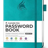 Clever Fox Password Book – Housewarming Gift for New Homeowners, Discreet Website Login Organizer