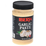 Iberia Garlic Paste, 8 Ounce – Fast Flavor Boost for Home Chefs, No-Peel No-Chop Garlic for Marinades and Roasted Vegetables