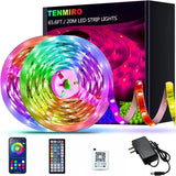 Tenmiro LED Strip Lights – Safe LED Strip for Kids Bedroom, Dimmable RGB Accent for Playroom