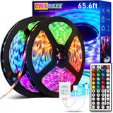 CHARKEE RGB LED Strip with Sound Reactive Mode – Behind Monitor and Gaming Desk Lighting for Work and Play