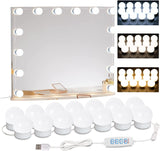 LuminGlow Dorm Safe LED Lights – Low Heat Dimmable Bulbs for Shared Bedrooms, No Wiring or Tools Needed
