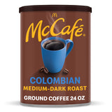 McCafe Colombian Medium-Dark Roast Ground Coffee Pack of 6 for Office Pantry Bulk Buyers and Conference Prep Brewing