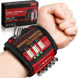 Magnetic Wristband for Drill Bits & Bolts – Travel-Friendly Tool for Camping Setups & Mobile Workshops
