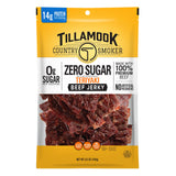 Tillamook Country Smoker Keto Friendly Zero Sugar Beef Jerky, Black Pepper, 6.5 Ounce — Clean-Macro Snack for Your Nightly Wellness Routine
