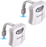 LumiPals LED Toilet Night Light – Safe Bathroom Companion for Toddlers Potty Training, 8 Colors 2-Pack