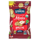 Lundberg Minis Apple Pie Organic Rice Cakes 5 Oz – Less-Waste Lunchbox Snack for Simple Living
