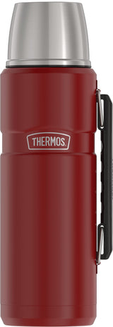THERMOS Stainless King 40-Ounce Insulated Carafe for Fishing Trips, RV Travel & Campsite Use