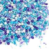Manvscakes Signature Snowflake Sprinkles – Boutique-Quality Holiday Cake Decor, Pink Purple Blue Luxury Sprinkle Blend