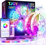 TJOY Decorative LED Strip Lights for Apartment – Cozy RGB Mood Lighting Behind Headboard and Cabinets