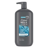 Dove Men + Care Body and Face Wash Hydrating Clean Comfort Men's Body Wash for Nightly Hydration Therapy and Calming Scent Escapes