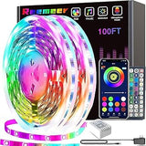 Lumistrip RGB LED Strip Lights – Dorm Room and Apartment Decor with Music Sync and Smart Timing Function