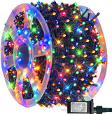 FUNPENY 500 LED Weatherproof String Lights – Backyard, Terrace & Camping Setup, 164ft Green Wire with 8 Lighting Modes