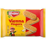 Keebler Vienna Fingers Vanilla Sandwich Cookies 12 oz Pack of 2 – Bulk Office Snack for Conference Rooms and Reception Counters