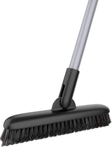 MR.SIGA Heavy Duty Grout Scrub Brush with Long Handle – Weather-Resistant Tile Brush for Pool Surrounds and Entryways