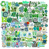 EcoEarth Eco Study Sticker Pack – Focus-Friendly Environmental Decals for Dorm Room Walls, Textbooks & Academic Planner Covers
