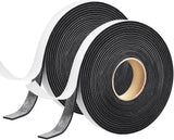 Renter Safe Foam Weather Strip – Clean Removal Black Seal for Apartment Doors Without Damage or Residue