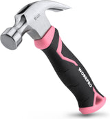 WORKPRO Pink Ribbon Hammer with Rust-Resistant Coated Head – Clean, Reliable Strikes in Workshop and Garage