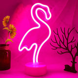 Pink Flamingo LED Light – Modern Tropical Night Light for Home Bar, Cafe, and Party Room Styling