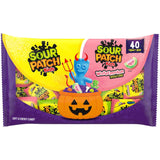 SOUR PATCH KIDS Halloween Variety Pack - 40 Individually Sealed Bags for Effortless One-Step Trick or Treat Handouts