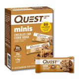 Quest Nutrition Mini Chocolate Chip Protein Bars – Gym Bag and Locker Recovery Bite for Outdoor Workouts, Gluten Free, Pack of 2