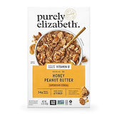 Purely Elizabeth Honey Peanut Butter Cereal – Parent-Approved Cereal for Toddler-Safe Mornings, Certified Gluten-Free