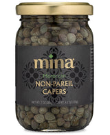Mina Capers Non Pareil 7 oz – Elegant Hostess Gift for Mediterranean Cuisine Lovers