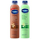 Vaseline Petroleum Jelly Spray Duo – Travel Bag Body Lotion for Outdoor Days, 6.5 Oz 2-Pack