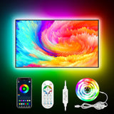 Daymeet RGBICW LED Strip – Smoke-Free & Fire-Free Holiday Lighting, Safe Decor Around Curtains, Bedding & Pets