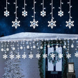 Ollny Simple Icicle Lights with Clean Drop Design, 360 LED Steady On Mode for Intentional Interior and Window Styling