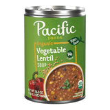 Pacific Foods Organic Vegetable Lentil Soup – Portable Organic Can for Emergency Food Storage and Overland Travel