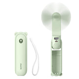 JISULIFE Portable Pocket Fan – Camping and Festival Cooling with USB-C Power Bank Backup