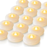 Homemory Waterproof LED Tea Lights – Romantic Valentine's Day Gift for Couples, Reusable Bath and Bedroom Glow