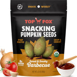 Top Fox Snacks Himalayan Salt Pumpkin Seeds 3.5 oz - Sugar Free Kids Snack for Lunch Box and Playdate Sharing