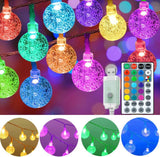 Mocalido Timer Globe String Lights – Child-Safe LED Night Lights for Playroom, Nursery, and Girls Bedroom