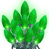 Dazzle Bright C9 String Lights – Child-Safe Indoor Christmas Tree Lighting, Low 29V Adapter