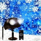 Lumastro Aviation-Aluminum Snow Projection – Sleek Neutral Finish Projector for Intentional Holiday Decor, No Visual Noise