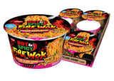 Nissin Hot & Spicy Fire Wok Sizzlin' Rich Pork – 6-Minute Office Lunch Between Meetings, Microwavable Ramen Cup