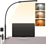 LED Clip On Reading Light – Bedside Headboard Lamp for Late-Night Work & Focus