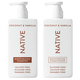 Native Shampoo and Conditioner Set – Thoughtful Birthday Gift for Her, Vegan Hair Care with Naturally Derived Ingredients